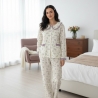 Pyjama fleuri en coton pour femme