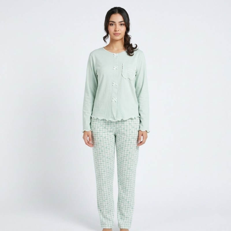 Pyjama "Peachy" – Fraîcheur & Douceur