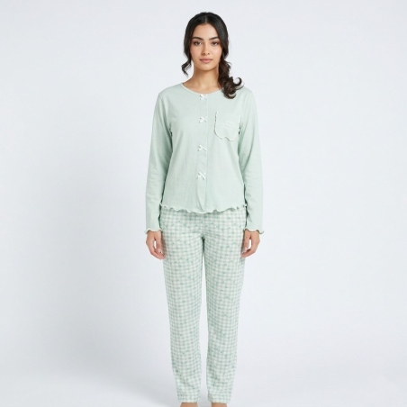 Pyjama "Peachy" – Fraîcheur & Douceur