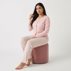 Pyjama "Peachy" – Fraîcheur & Douceur