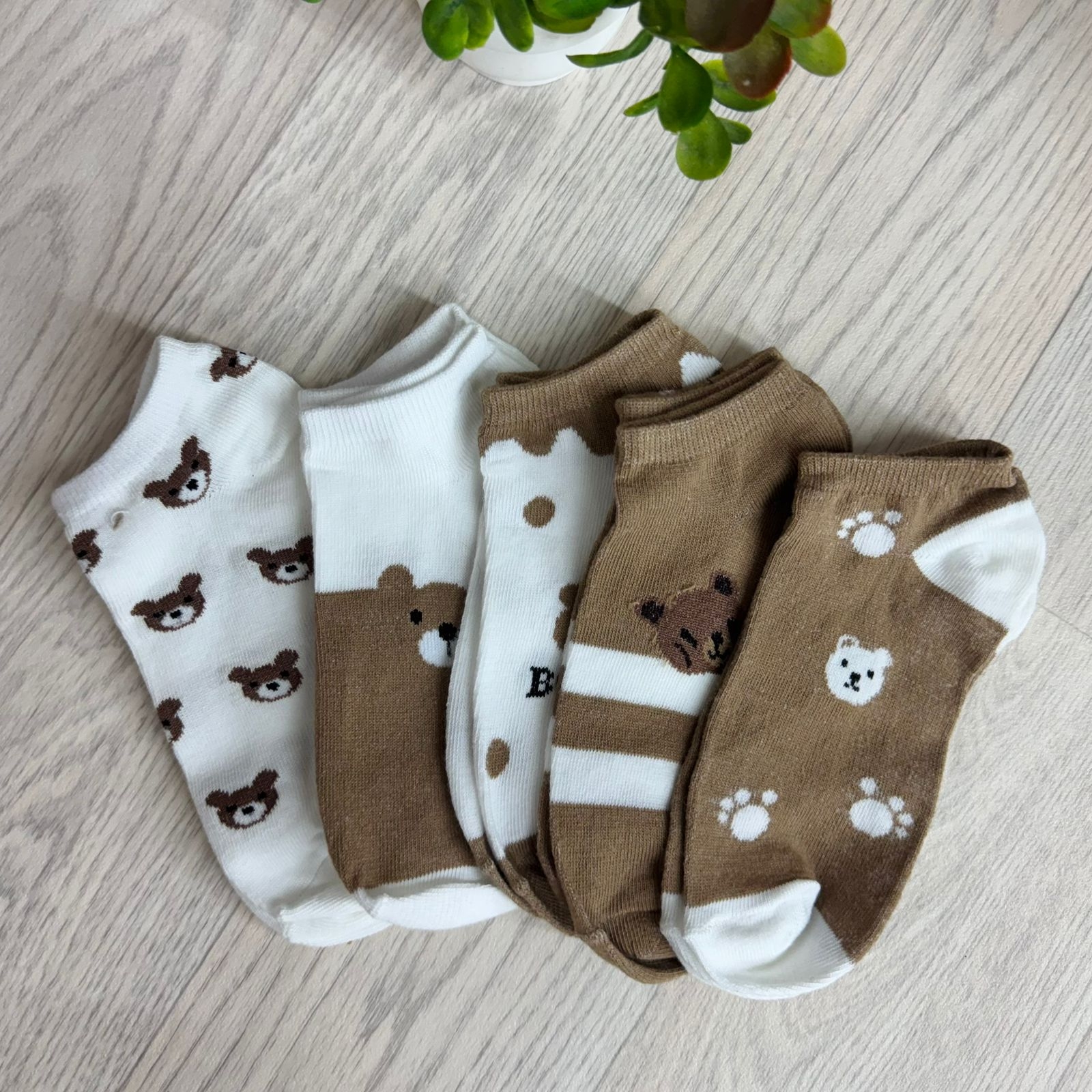 Chaussettes courtes en coton doux