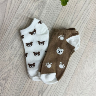Chaussettes courtes en coton doux
