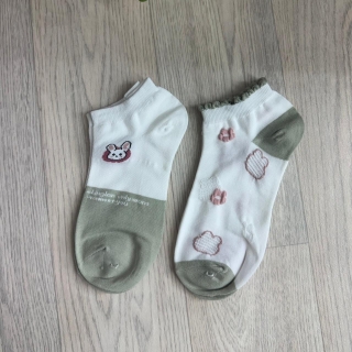 Chaussettes courtes en coton doux