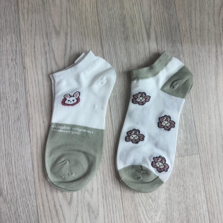 Chaussettes courtes en coton doux