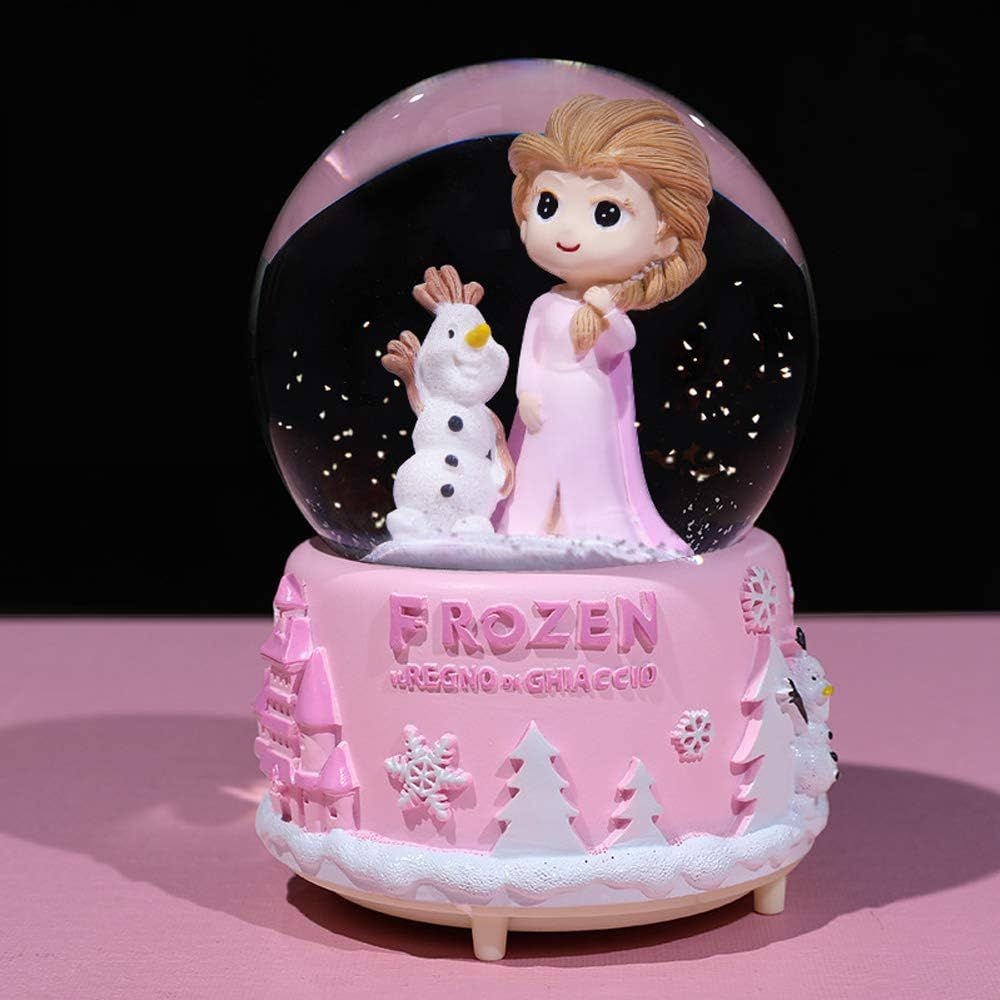 Boule à Neige Musicale "Frozen" - Elsa & Olaf